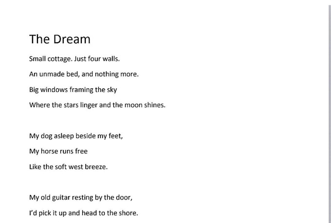 write poetry and prose
